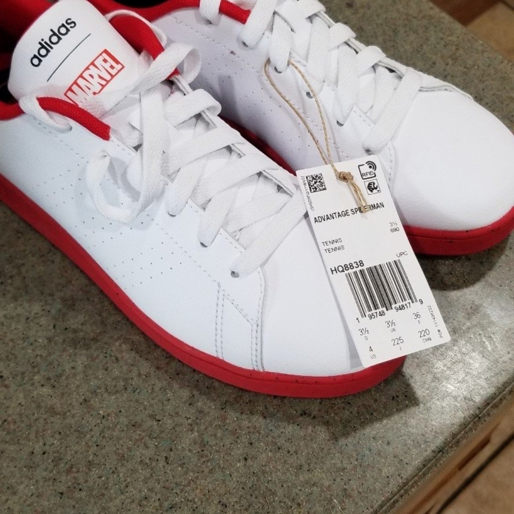 adidas Kids Sneakers - White and Red